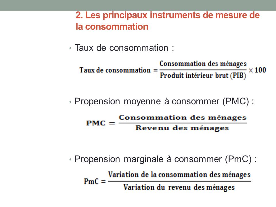 Chapitre La Consommation Ppt T L Charger